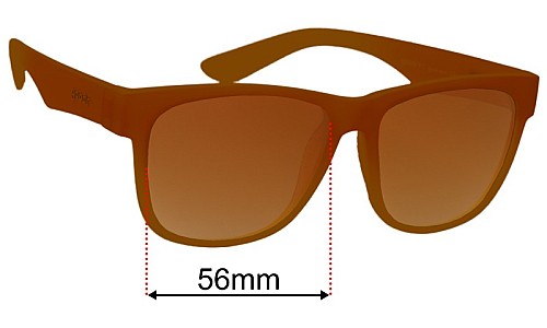 Goodr Hellhound Hallucinations  Lentes de Repuesto 56mm wide 