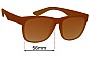 Sunglass Fix Lentes de Repuesto para Goodr Hellhound Hallucinations - 56mm Wide 