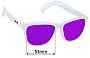Sunglass Fix Ersatzgläser für Goodr Side Scroll Eye Roll - 53mm Wide 