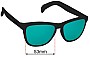 Sunglass Fix Replacement Lenses for Goodr Vincent's Absinthe Night Terrors - 53mm Wide 
