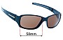 Sunglass Fix Verres de Remplacement pour Julbo Monte Rosa - 58mm Wide 
