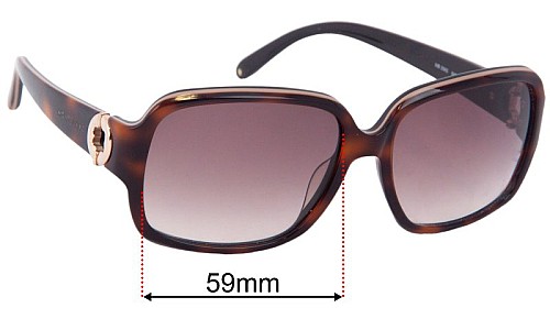 Montblanc MB 358S Lentes de Repuesto 59mm wide 