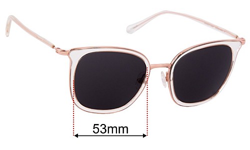 Oscar Wylee Peggy Replacement Lenses 53mm wide 