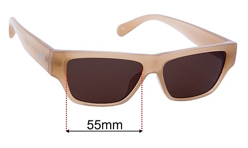 Sunglass Fix Lentilles de Remplacement pour Local Supply Del - 55mm Wide Local Supply Del Lentilles de Remplacement 55mm wide
