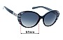 Sunglass Fix Replacement Lenses for Michael Kors MK6012 Puerto Banus - 57mm Wide 
