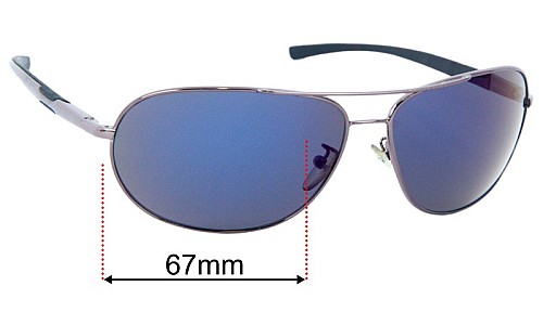 Police S8182 Replacement Lenses 67mm wide 