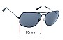 Sunglass Fix Replacement Lenses for Ray-Ban RB3363 - 63mm Wide 