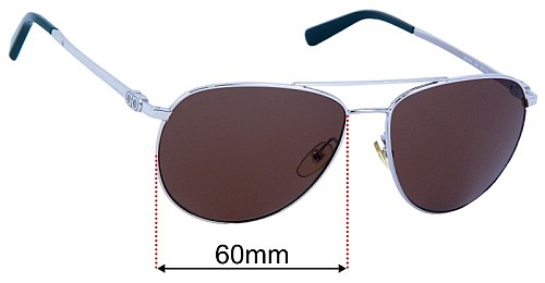 Salvatore Ferragamo SF157S 60mm Replacement Lenses display picture 1