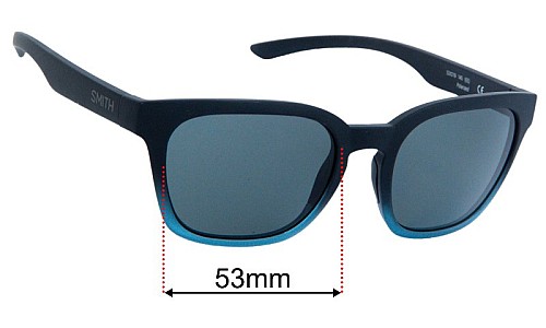 Sunglass Fix Lentilles de Remplacement pour Smith Founder Slim - 53mm Wide Smith Founder Slim Lentilles de Remplacement 53mm wide