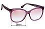 Sunglass Fix Replacement Lenses for Havaianas Sahy - 56mm Wide 
