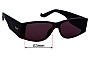 Sunglass Fix Verres de Remplacement pour Quay Not My Fault - 63mm Wide 