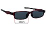 Sunglass Fix Verres de Remplacement pour Owndays AR2001-T - 55mm Wide 