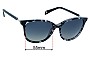 Sunglass Fix Ersatzgläser für Balmain BL2102 - 55mm Wide 