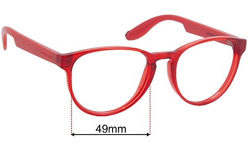 Carrera Carrerino 16  Replacement Lenses 49mm wide 
