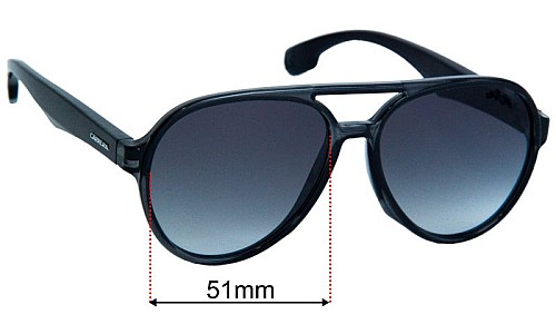Carrera Carrerino 22  Replacement Lenses 51mm wide 
