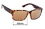 Sunglass Fix Lentes de Repuesto para Carve Hack - 60mm Wide 