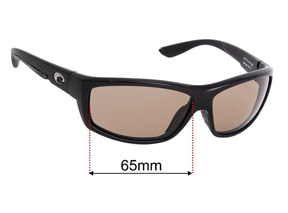 Sunglass Fix Lentes de Repuesto para Costa Del Mar Saltbreak - 65mm Wide Sunglass Fix Lentes de Repuesto para Costa Del Mar Saltbreak - 65mm Wide