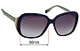 Sunglass Fix Replacement Lenses for Marc by Marc Jacobs MMJ 290/S - 56mm Wide 