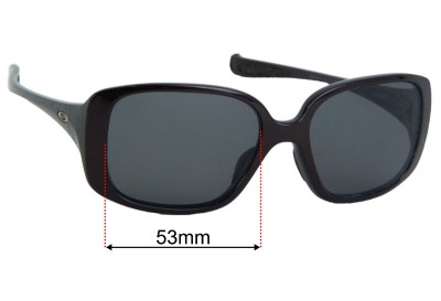 Oakley LBD OO9193 Verres de Remplacement 53mm wide 