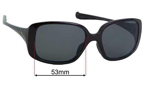 Oakley LBD OO9193 Replacement Lenses 53mm wide 