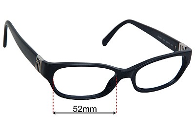 Ralph Lauren RL 6081 Verres de Remplacement 52mm wide 