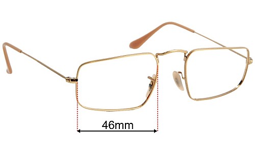 Ray-Ban RB3957 Julie Lentilles de Remplacement 46mm wide 