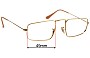 Sunglass Fix Replacement Lenses for Ray-Ban RB3957V Julie Optics - 49mm Wide 