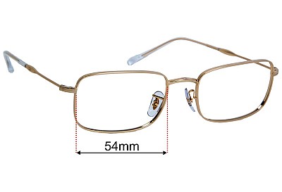 Ray-Ban RB3746V Optics Replacement Lenses 54mm wide 