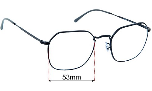 Ray-Ban RB3694 Jim Optics Replacement Lenses 53mm wide 