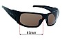 Sunglass Fix Replacement Lenses for Ugly Fish Tradie - 67mm Wide 