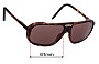 Sunglass Fix Replacement Lenses for Vuarnet VL1811 Ice - 61mm Wide 