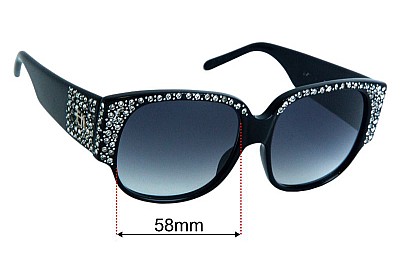 Emmanuelle Khanh 2020S Replacement Lenses 58mm wide 
