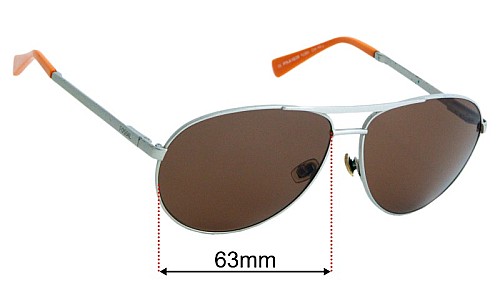 Fossil Otto MS4891  Lentes de Repuesto 63mm wide 