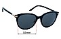 Sunglass Fix Verres de Remplacement pour Gucci GG1452SK - 55mm Wide 