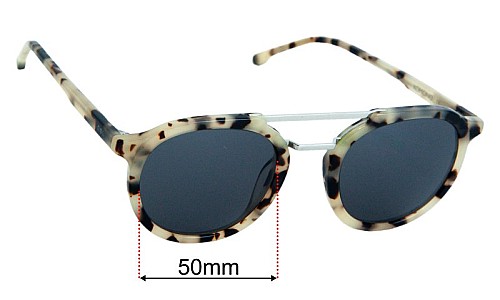 Komono The Gilles  Replacement Lenses 50mm wide 