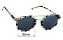 Sunglass Fix Replacement Lenses for Komono The Gilles - 50mm Wide 