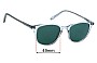 Sunglass Fix Verres de Remplacement pour Kupuna Stay Vib'n - 49mm Wide 