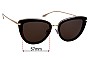 Sunglass Fix Replacement Lenses for Oscar Wylee Vera - 58mm Wide 