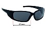 Sunglass Fix Ersatzgläser für SBK  SB704 - 61mm Wide 