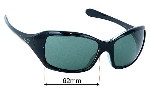 BlackTip Skysail Lentilles de Remplacement 62mm wide 