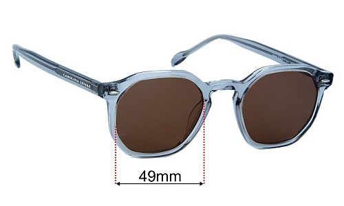 Carolina Lemke Breez CL9193  Lentes de Repuesto 49mm wide 