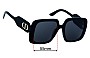 Sunglass Fix Verres de Remplacement pour Christian Dior DiorBobby S2U - 55mm Wide 