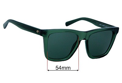 Costa Del Mar Keramas Lentes de Repuesto 54mm wide 