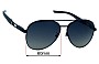 Sunglass Fix Replacement Lenses for Ferrari FZ 5002D - 60mm Wide 