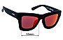 Sunglass Fix Ersatzgläser für Liive Cash - 55mm Wide 