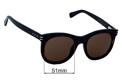 Marc by Marc Jacobs MJ 565/S Ersatzgläser 51mm wide 