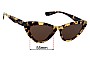 Sunglass Fix Replacement Lenses for Miu Miu SMU01V - 55mm Wide 