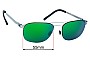 Sunglass Fix Replacement Lenses for Mykita Paco - 55mm Wide 