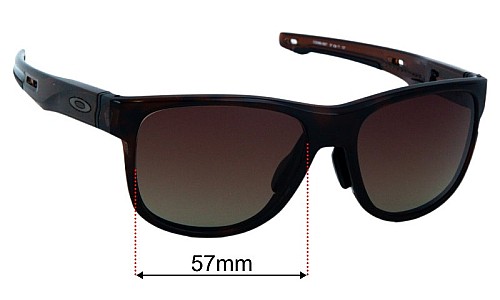 Oakley Crossrange R OO9369  (Asian Fit) Replacement Lenses 57mm wide 