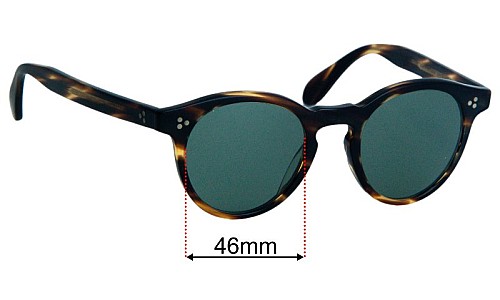 Oliver Peoples OV5336U Replacement Lenses 46mm wide 